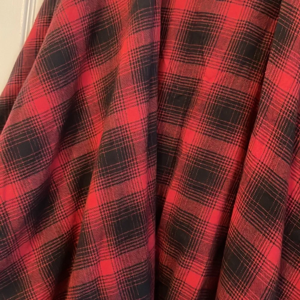 Scarf Shawl Buffalo Check Red Black Ladies Women’s Wrap Winter Fall Drape Fall